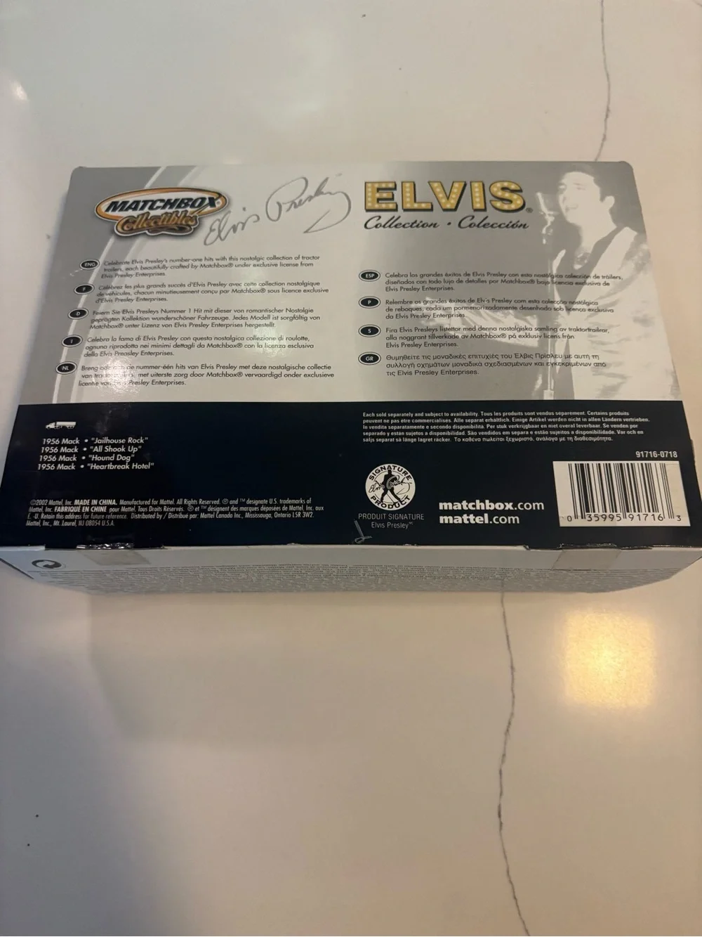Vintage Matchbox Elvis No. 1 Collection Set of 4 Diecast Trucks NIB